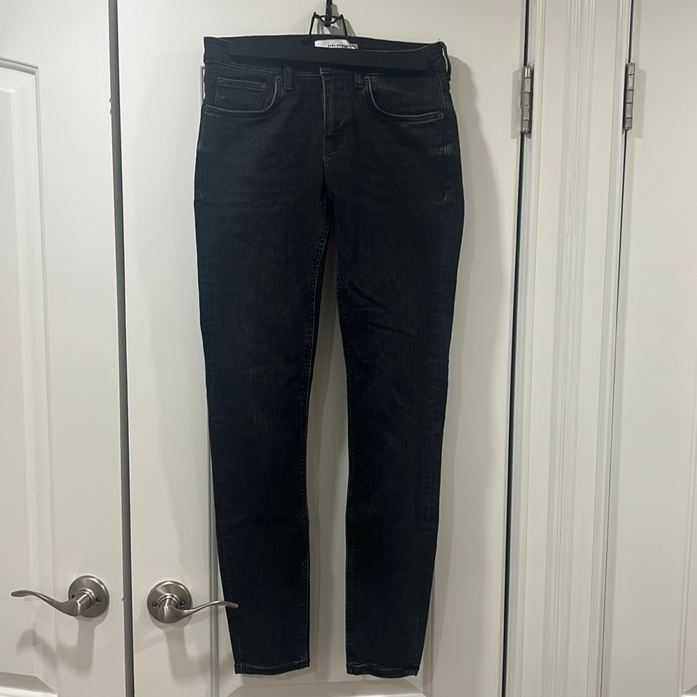 Zara black skinny jeans